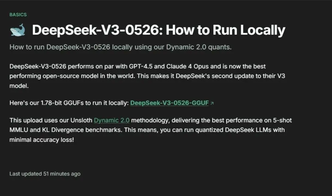 DeepSeek-V3-0526 leak